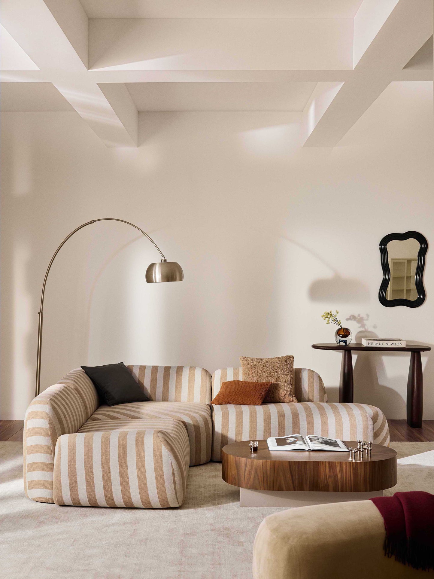 Wolka Striped Chaise Module