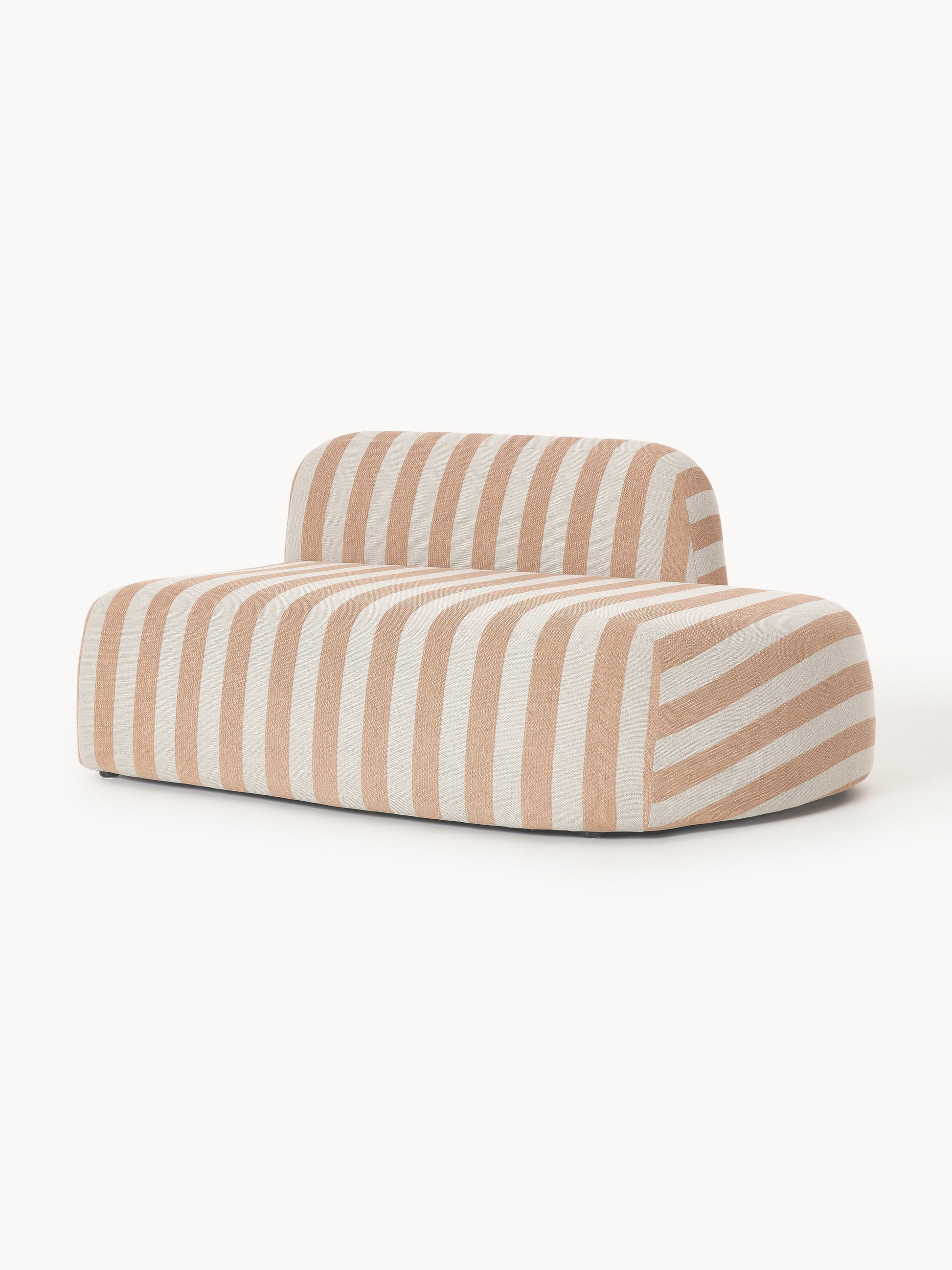 Wolka Striped Chaise Module