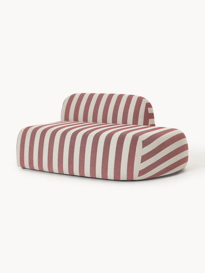 Wolka Striped Chaise Module