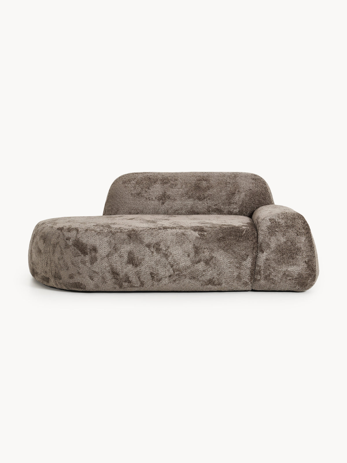 Wolka Teddy Bouclé Sofa (2-Seater) with Chaise Longue