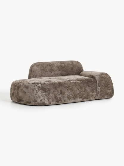 Wolka Teddy Bouclé Sofa (2-Seater) with Chaise Longue