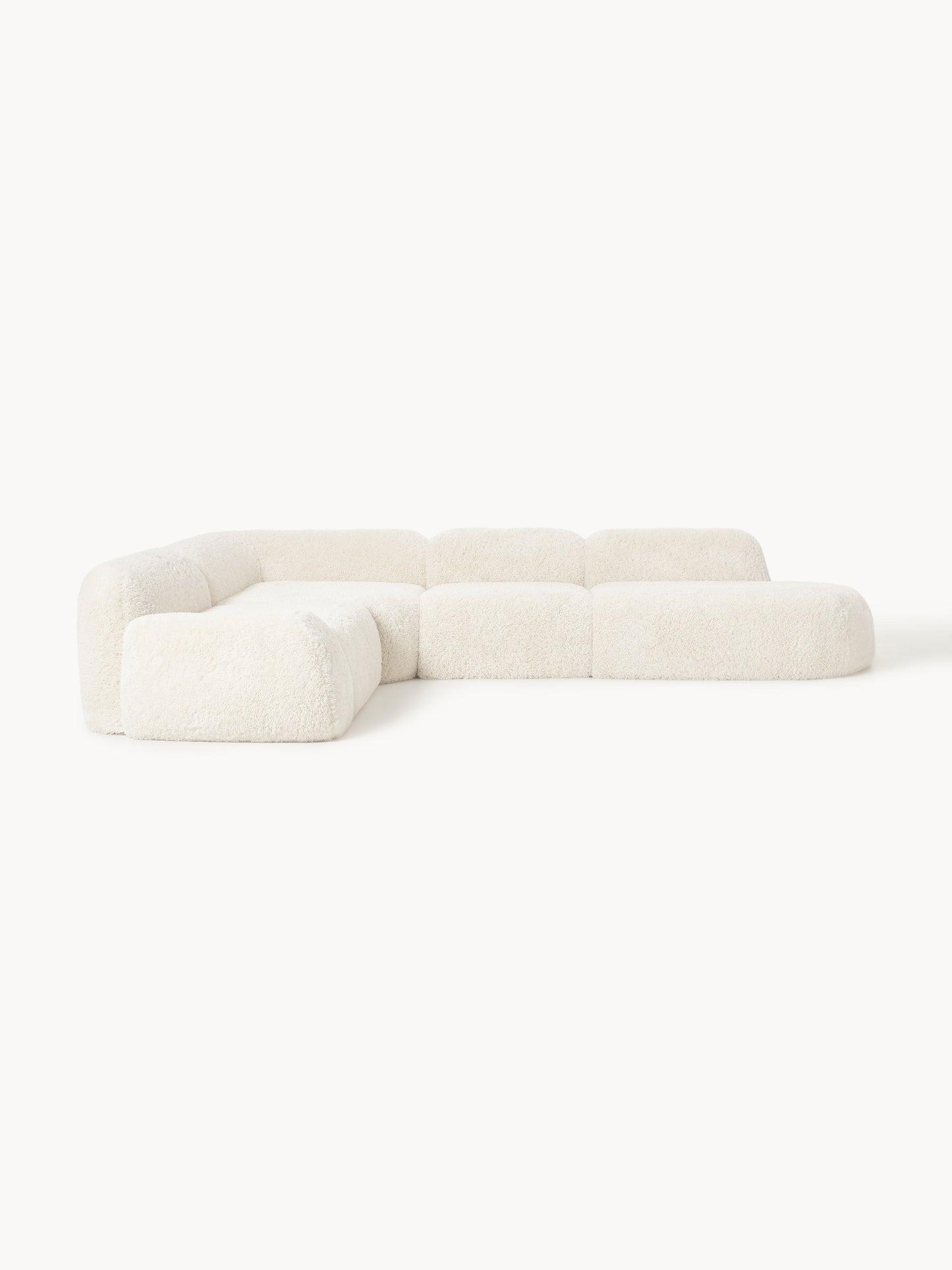 Wolka XL Modular Teddy Corner Sofa with Chaise Longue