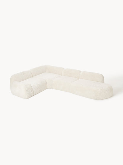 Wolka XL Modular Teddy Corner Sofa with Chaise Longue